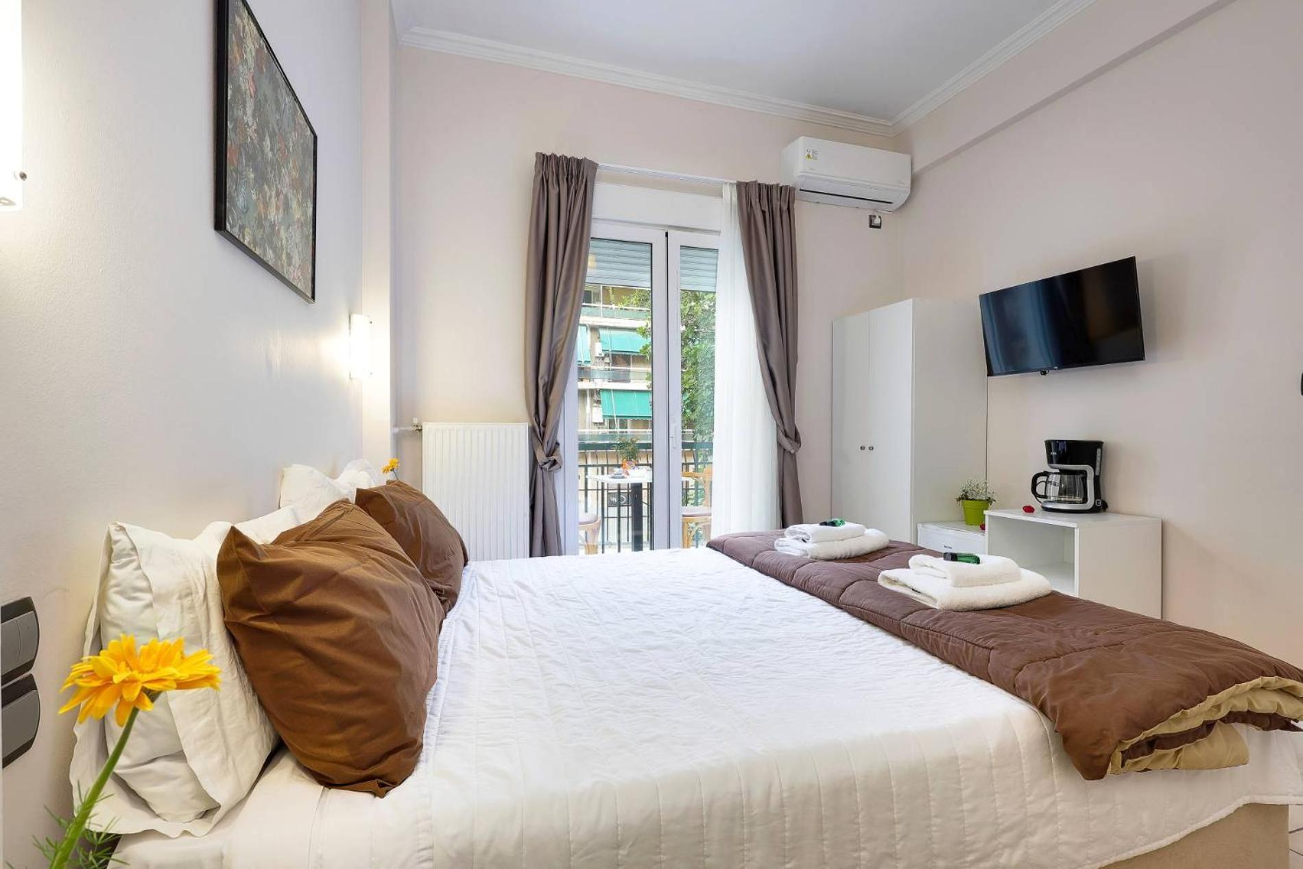 Silver Athens Double Room With Balcony Exterior photo