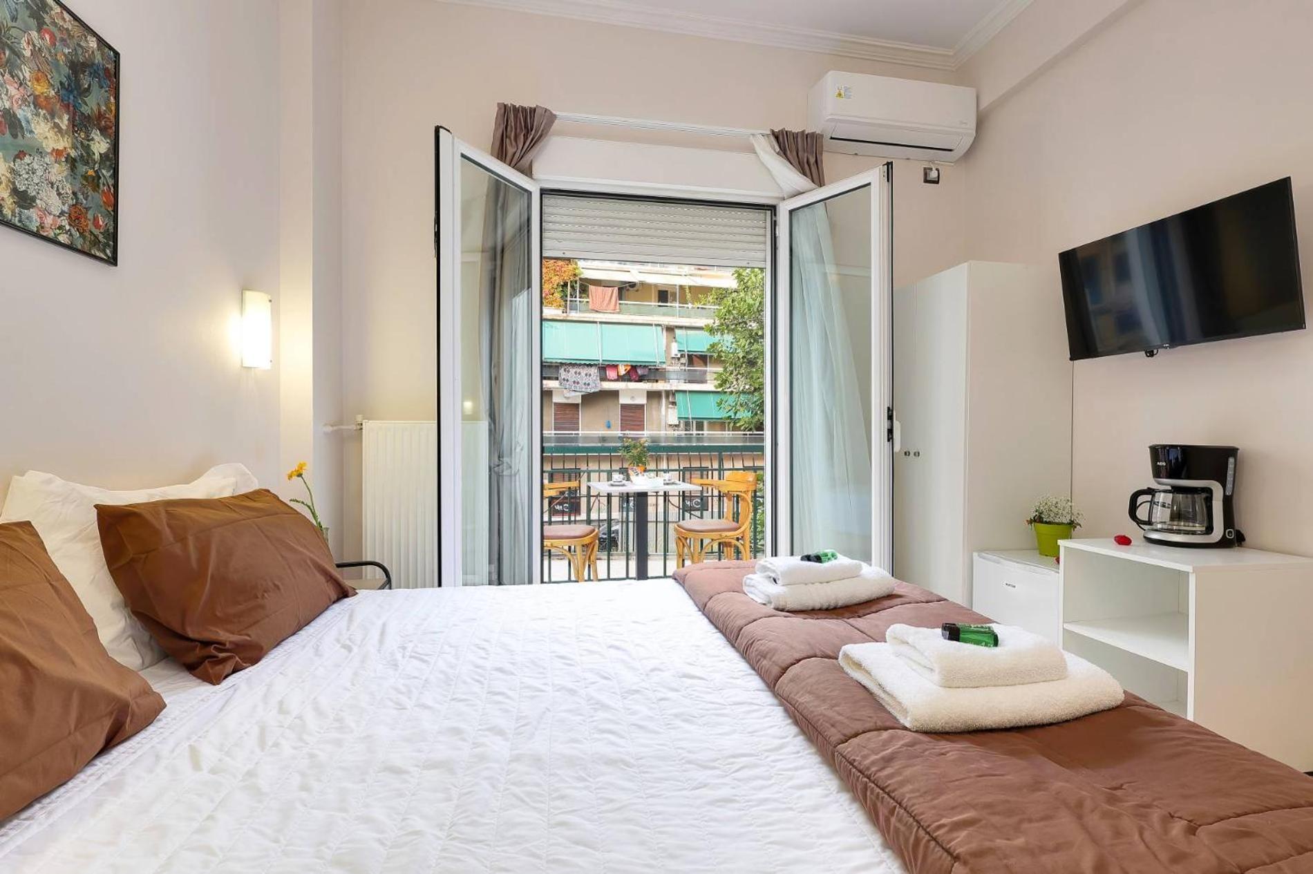 Silver Athens Double Room With Balcony Exterior photo