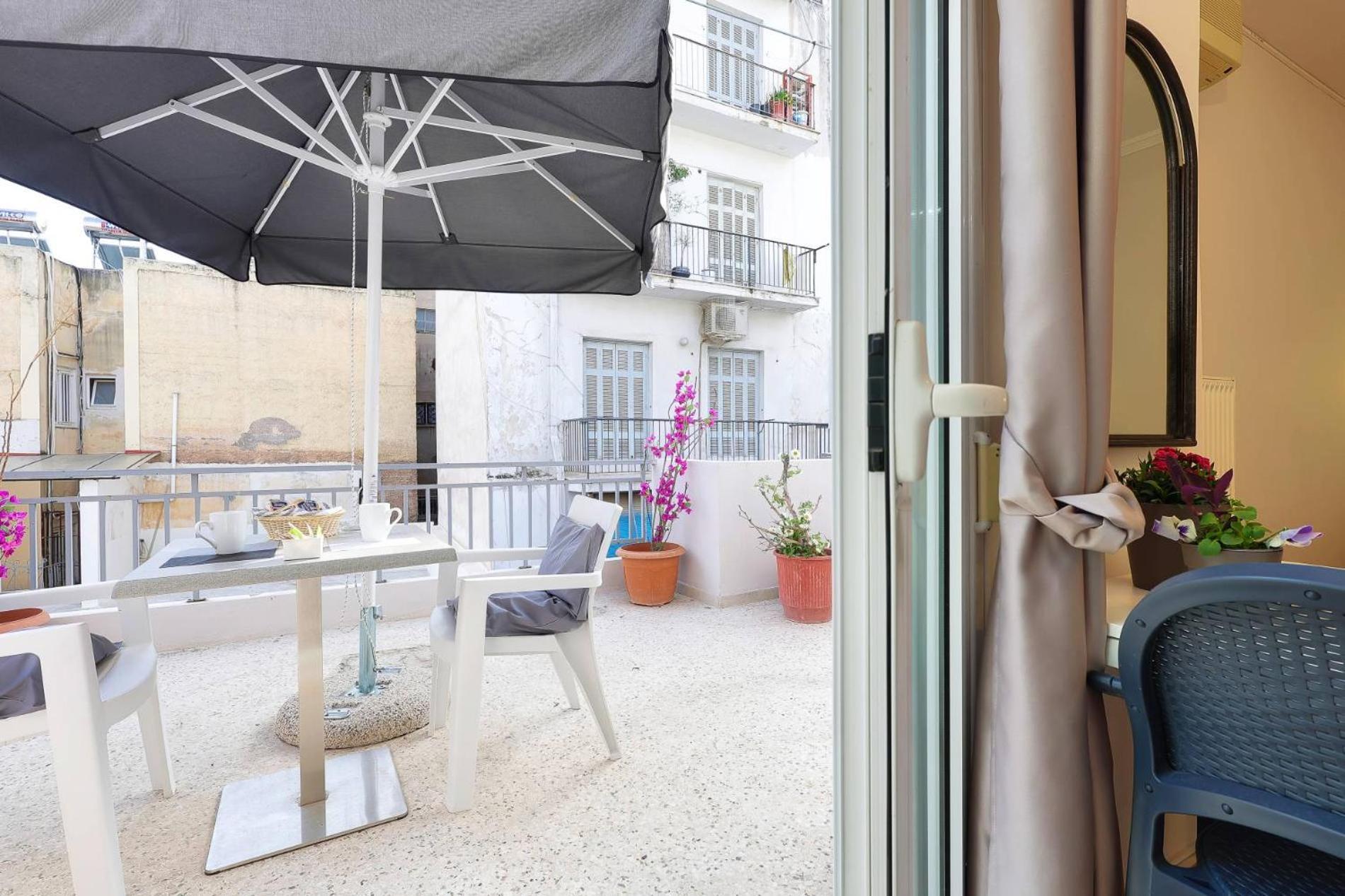 Silver Athens Double Room With Balcony Exterior photo