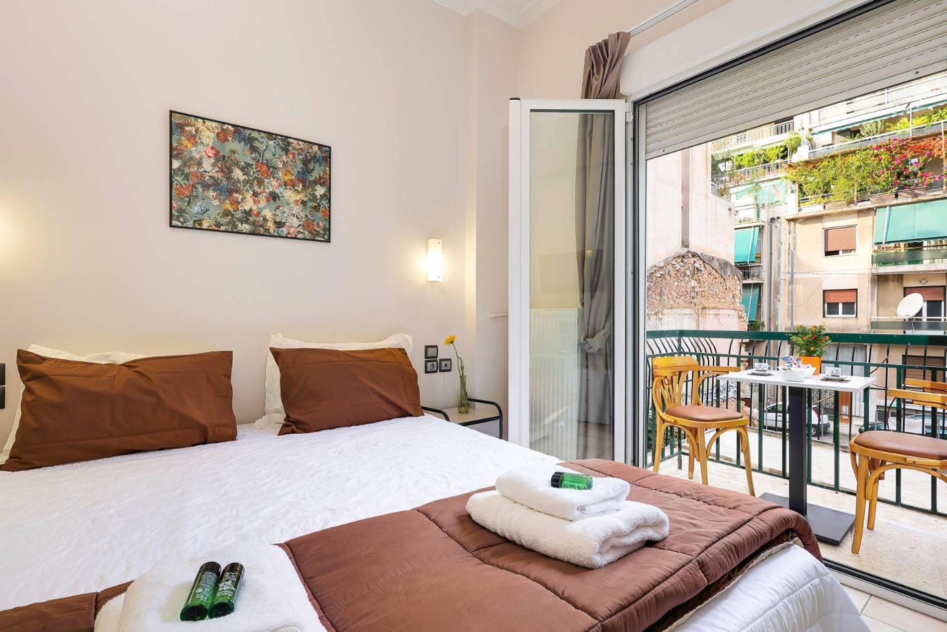 Silver Athens Double Room With Balcony Exterior photo